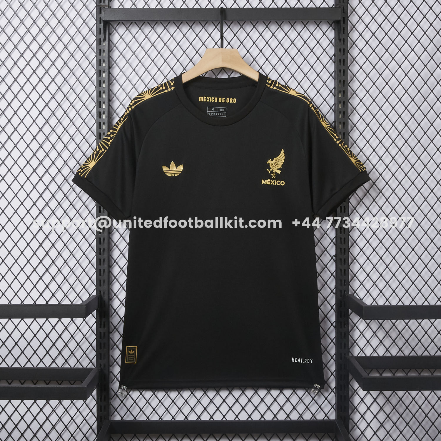 Unitedfootballkit.com | Mexico 2025 Gold Cup Black Training Special Jersey - Fans Version -Customize Name, Number and Patch | Worldwide Shipping