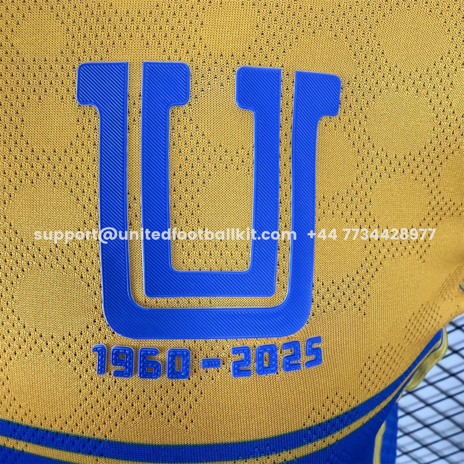Unitedfootballkit.com | Tigres UANL 25-26 Home Jersey With All Sponsors - Player Version -Customize Name, Number and Patch | Worldwide Shipping