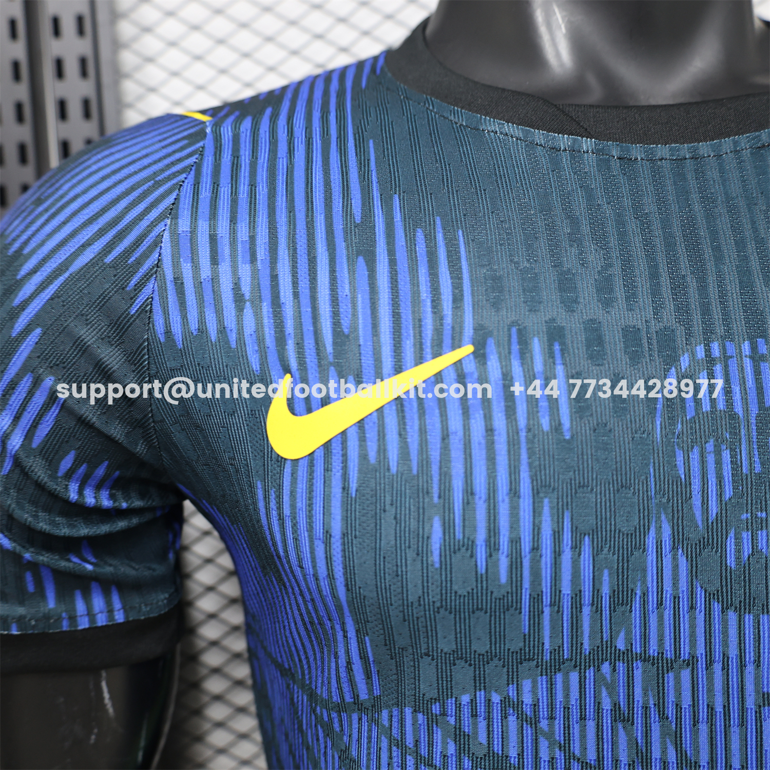 Unitedfootballkit.com | Brazil 2026 Jesus Blue Special Jersey - Player Version -Customize Name, Number and Patch | Worldwide Shipping