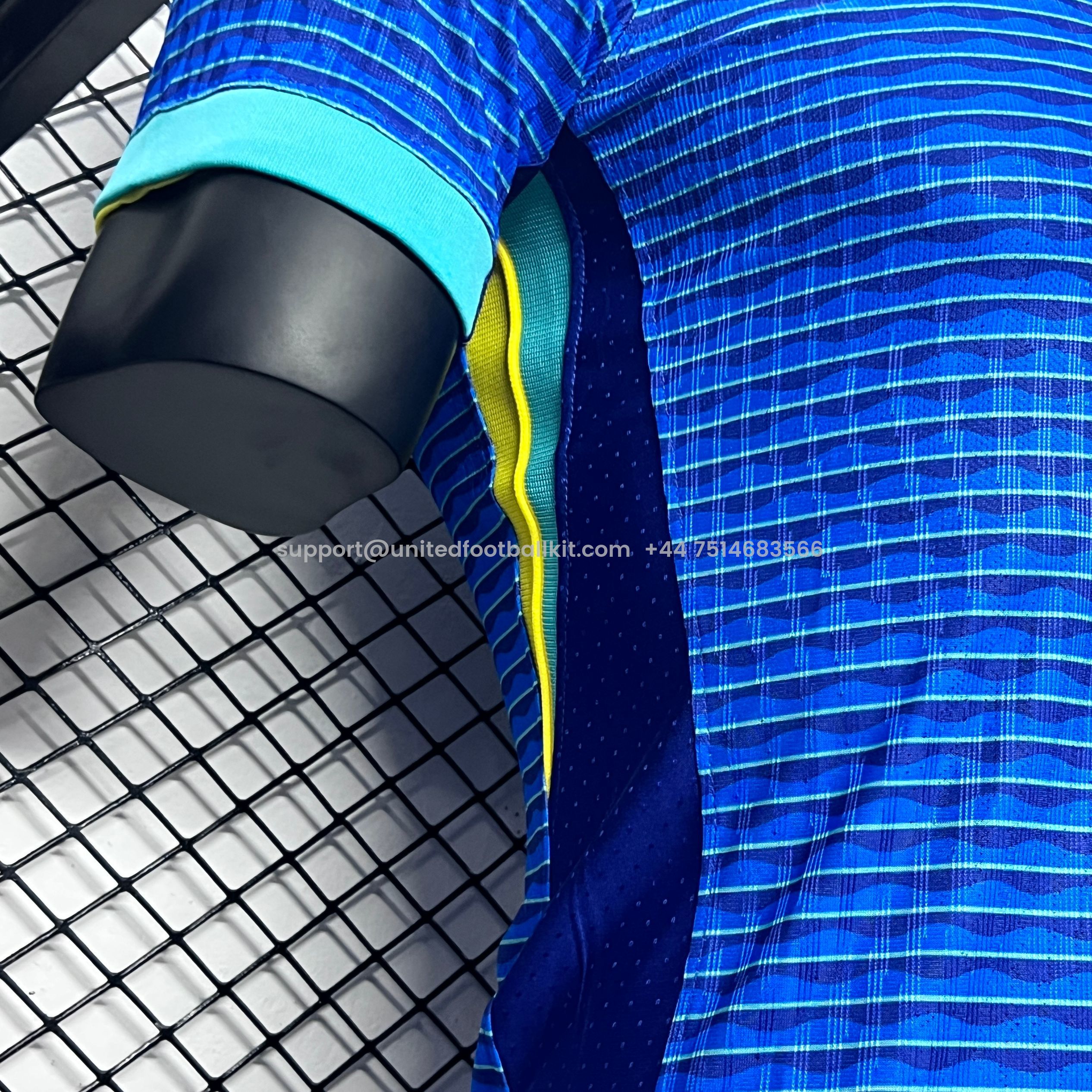 Unitedfootballkit.com | Brazil 2024 Away Stadium Jersey - Player Version -Customize Name, Number and Patch | Worldwide Shipping