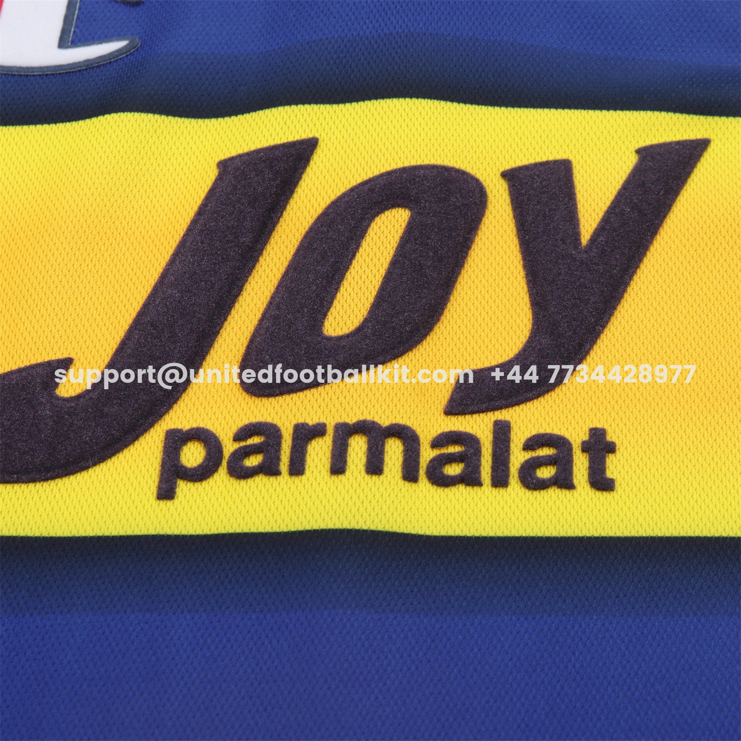 Unitedfootballkit.com | Retro Parma 2001-02 Home Kids Kit -Customize Name, Number and Patch | Worldwide Shipping