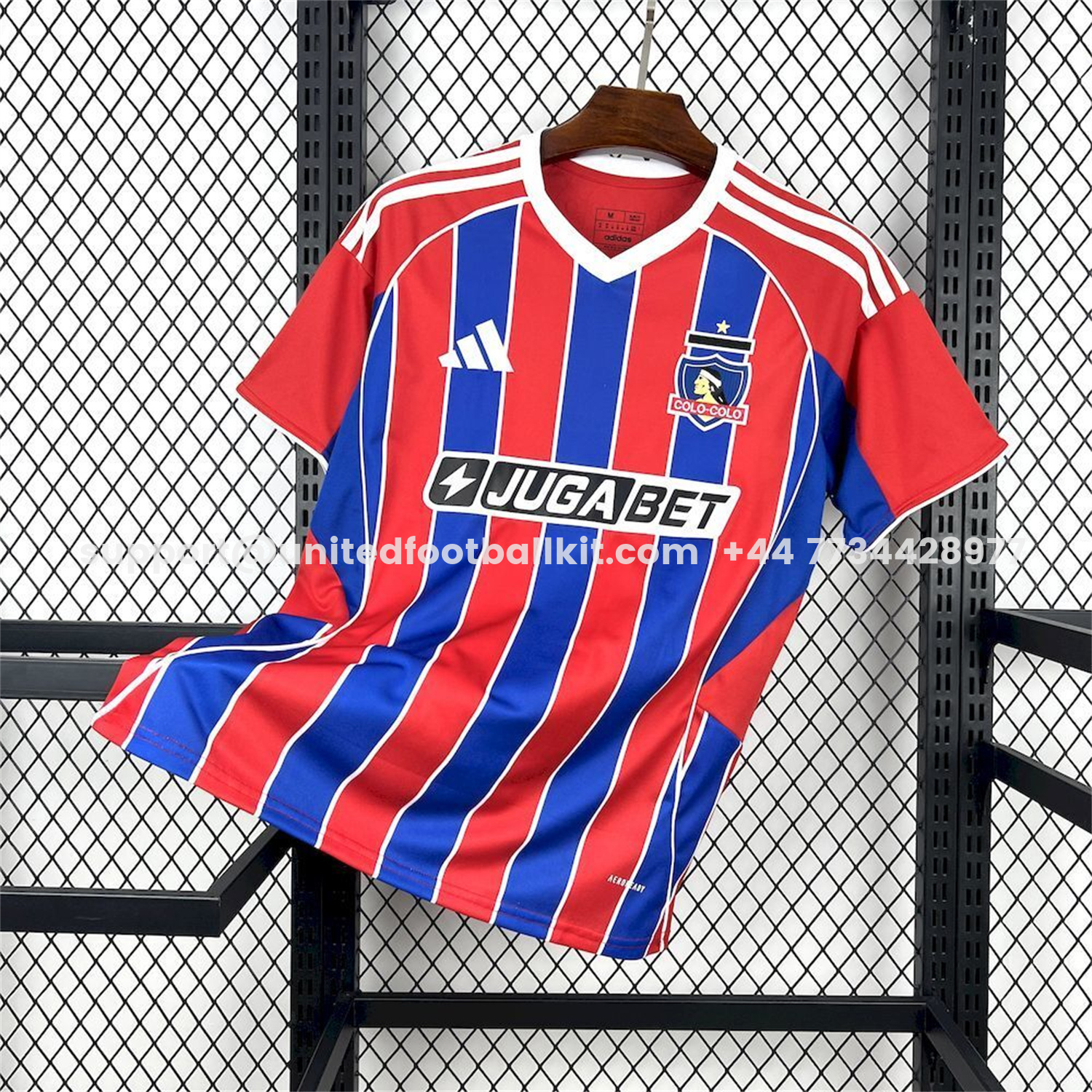 Unitedfootballkit.com | Colo Colo 25-26 Red And Blue Third Jersey - Fans Version -Customize Name, Number and Patch | Worldwide Shipping