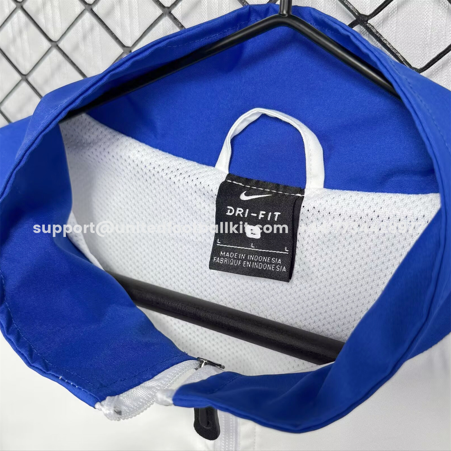 Unitedfootballkit.com | Retro Brazil 1998 White Windbreaker -Customize Name, Number and Patch | Worldwide Shipping