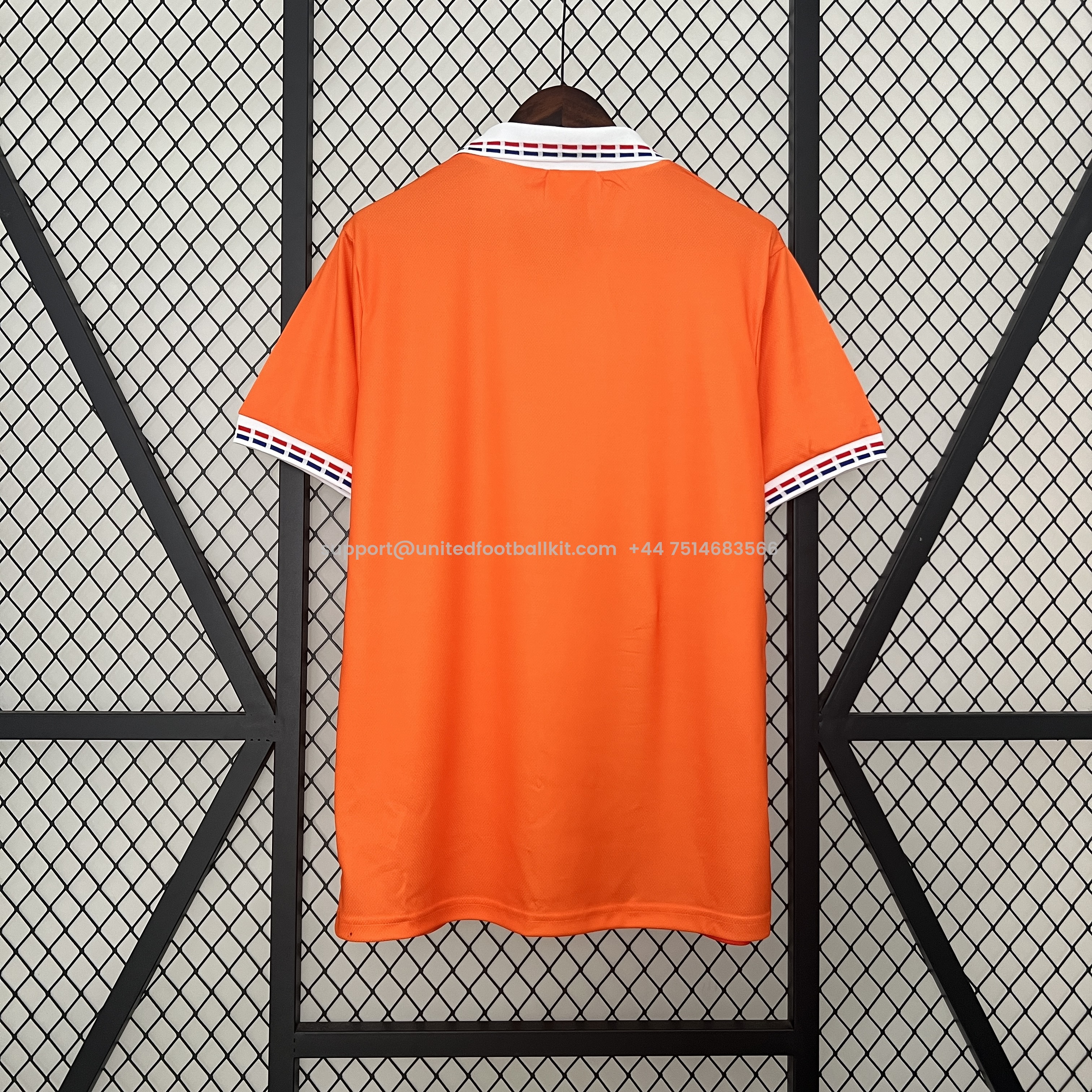 Unitedfootballkit.com | Retro Netherlands 1996 Home Jersey -Customize Name, Number and Patch | Worldwide Shipping