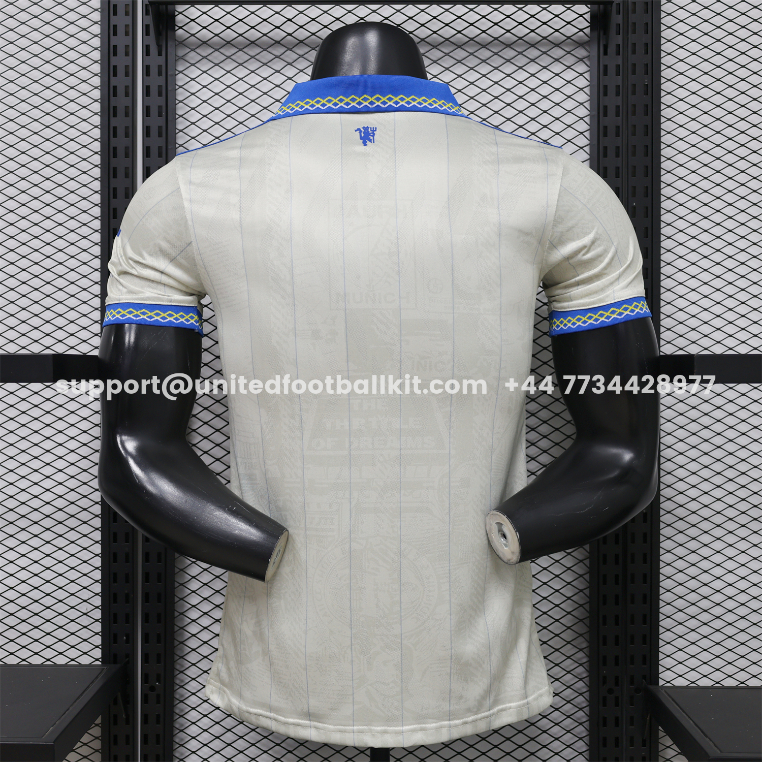 Unitedfootballkit.com | Manchester United 26-27 Terrace Icon Retro Casual Style Light Color Polo Jersey - Player Version -Customize Name, Number and Patch | Worldwide Shipping