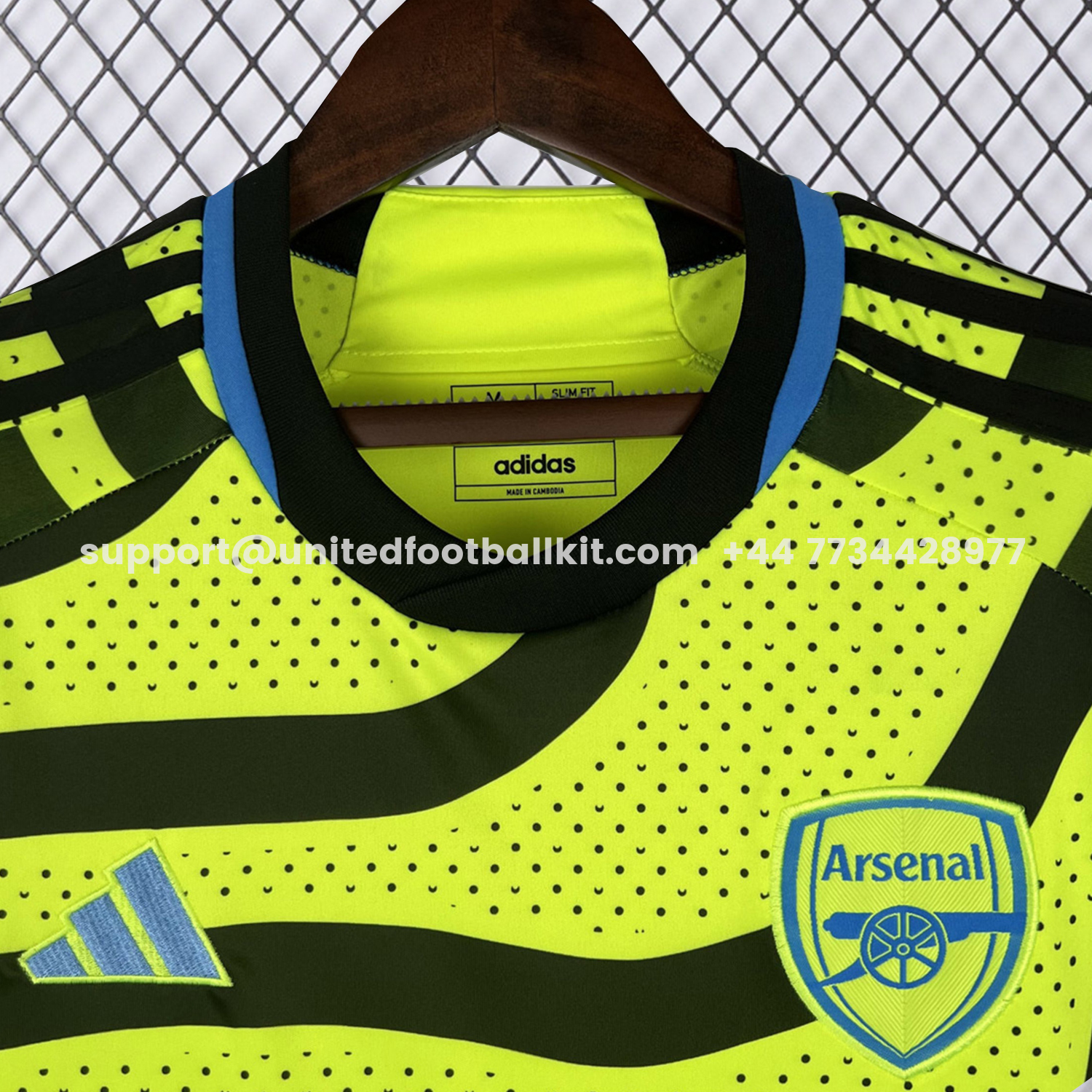 Unitedfootballkit.com | Retro Arsenal 2023-24 Away Jersey -Customize Name, Number and Patch | Worldwide Shipping