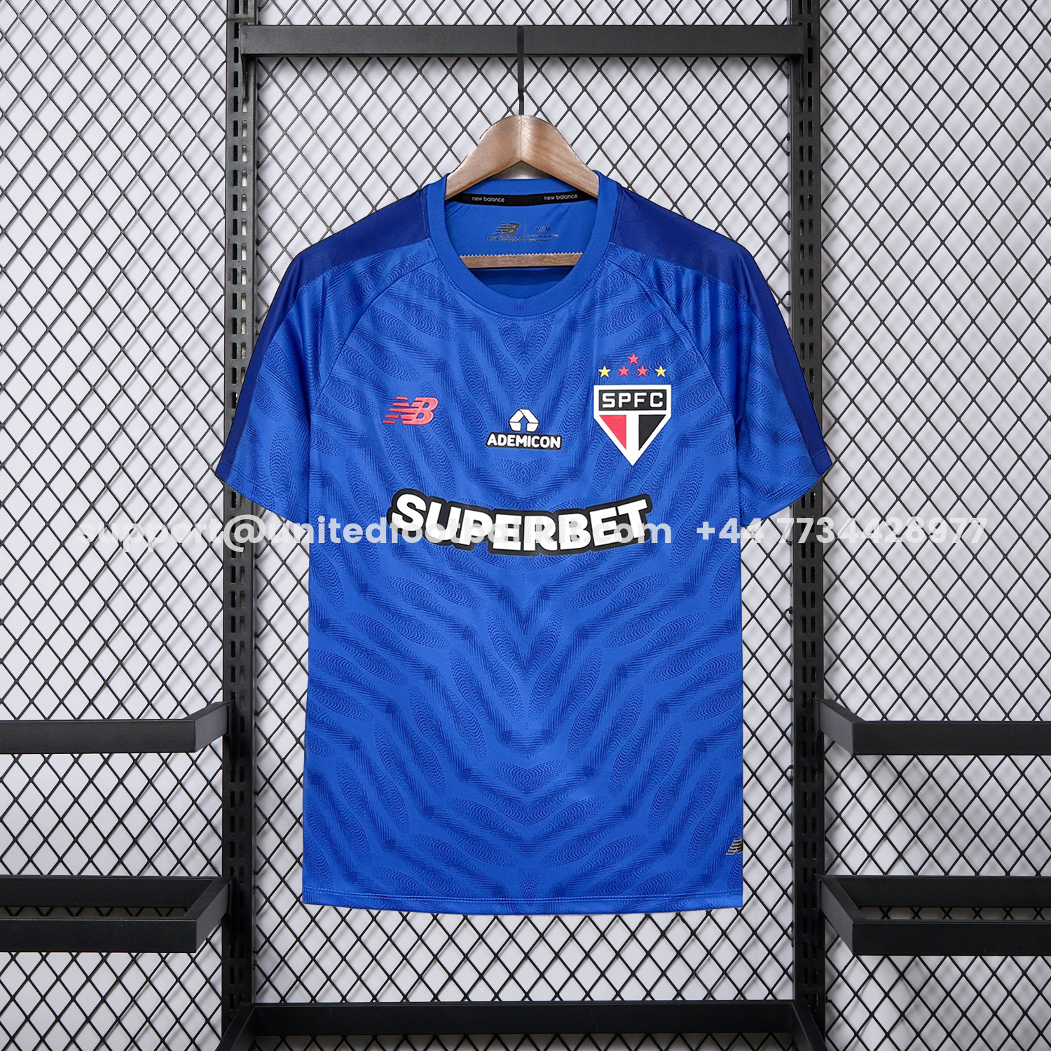 Unitedfootballkit.com | Sao Paulo 26-27 Blue Goalkeeper Jersey - Fans Version -Customize Name, Number and Patch | Worldwide Shipping