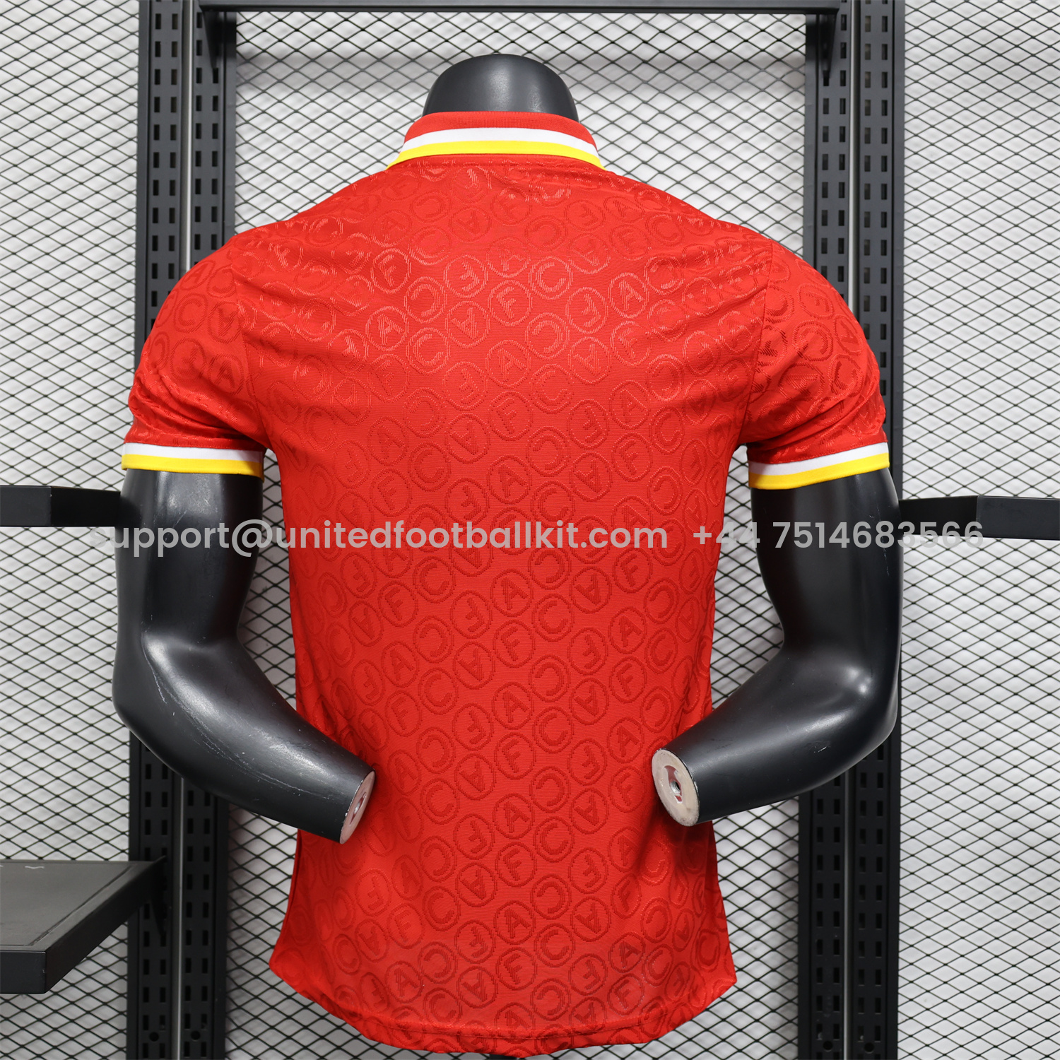 Unitedfootballkit.com | Arsenal 25-26 Red POLO White Sponsored Secial Edition Jersey - Player Version -Customize Name, Number and Patch | Worldwide Shipping