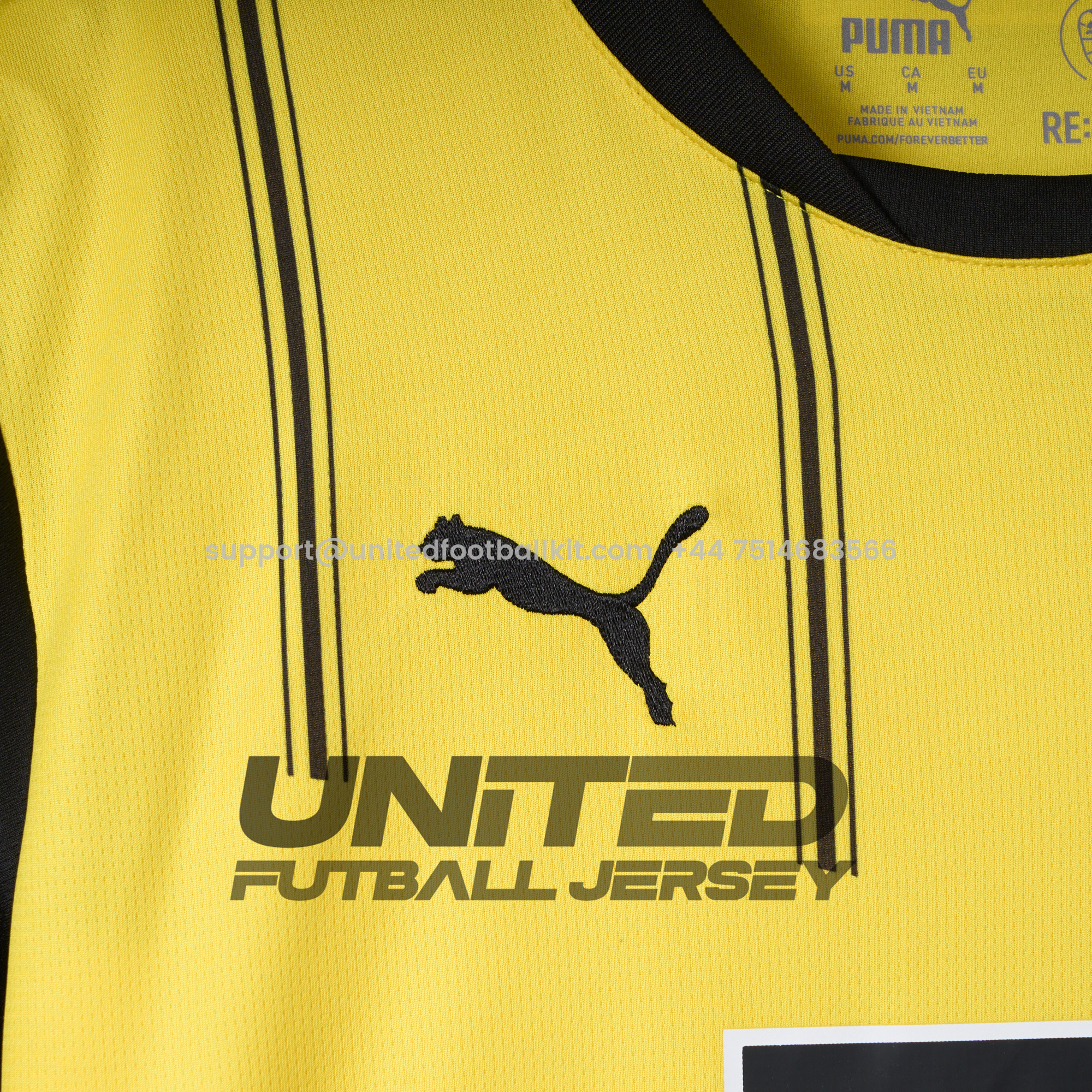 Unitedfootballkit.com | Dortmund 24-25 Home Stadium Jersey - Fans Version -Customize Name, Number and Patch | Worldwide Shipping