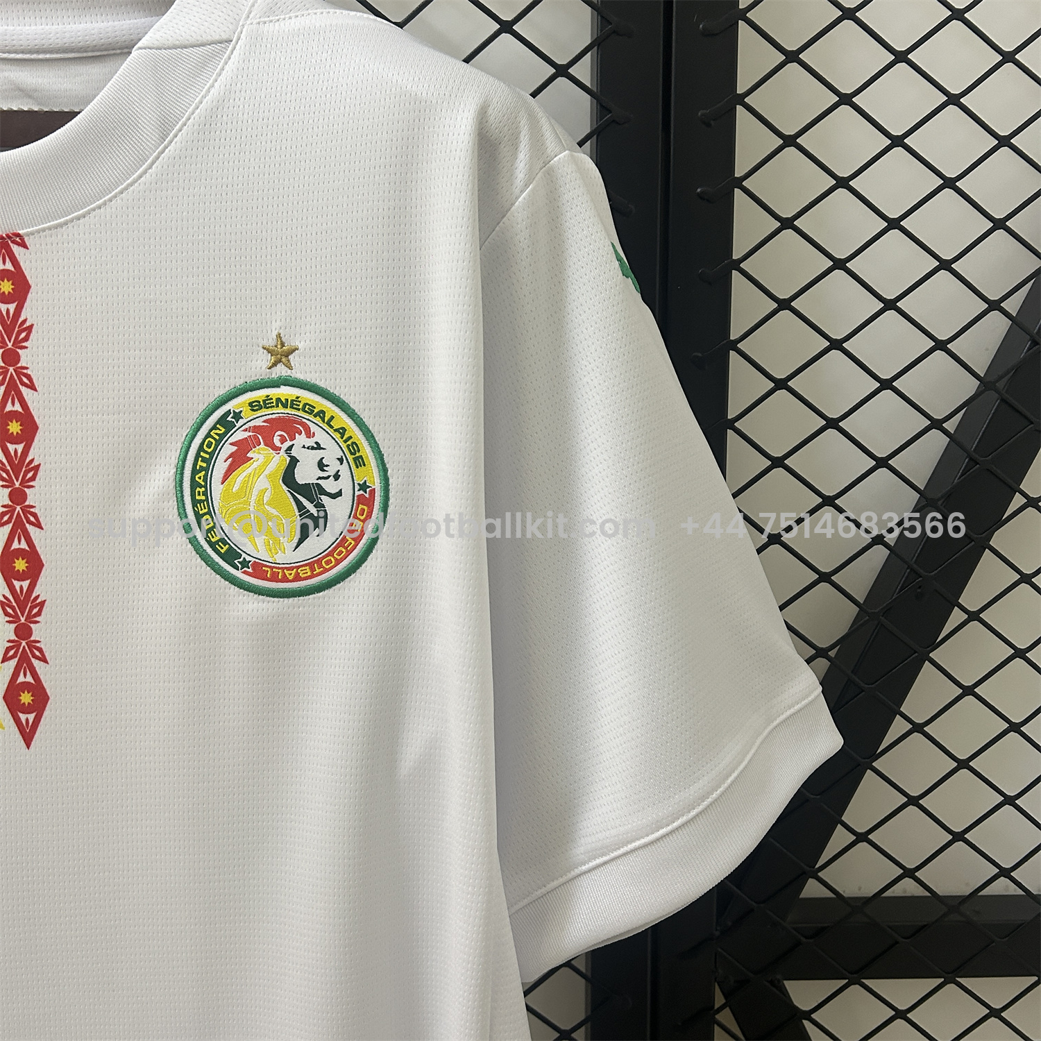 Unitedfootballkit.com | Senegal 24-25 Home White Jersey - Fans Version -Customize Name, Number and Patch | Worldwide Shipping
