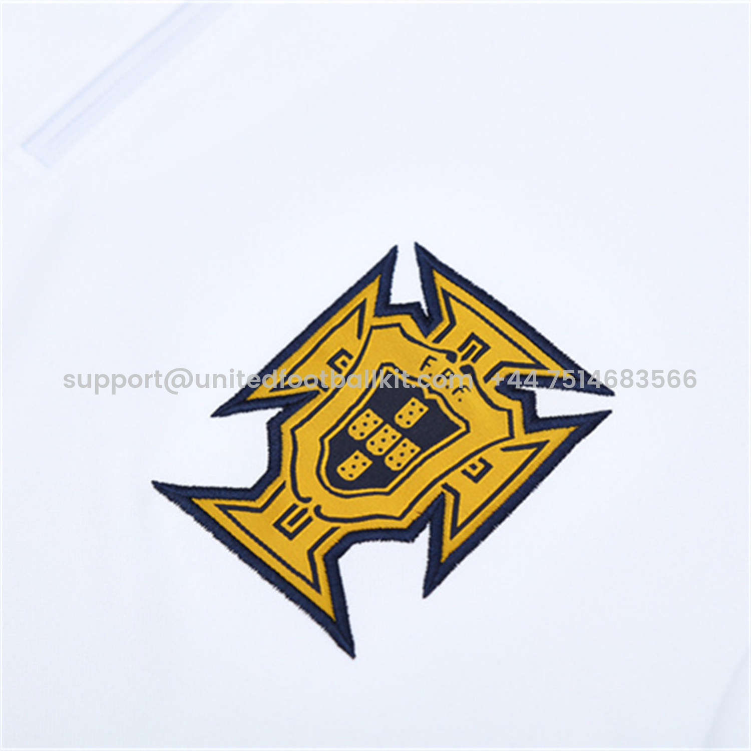 Unitedfootballkit.com | Portugal 25-26 Kids Long Sleeve Training Set - White -Customize Name, Number and Patch | Worldwide Shipping