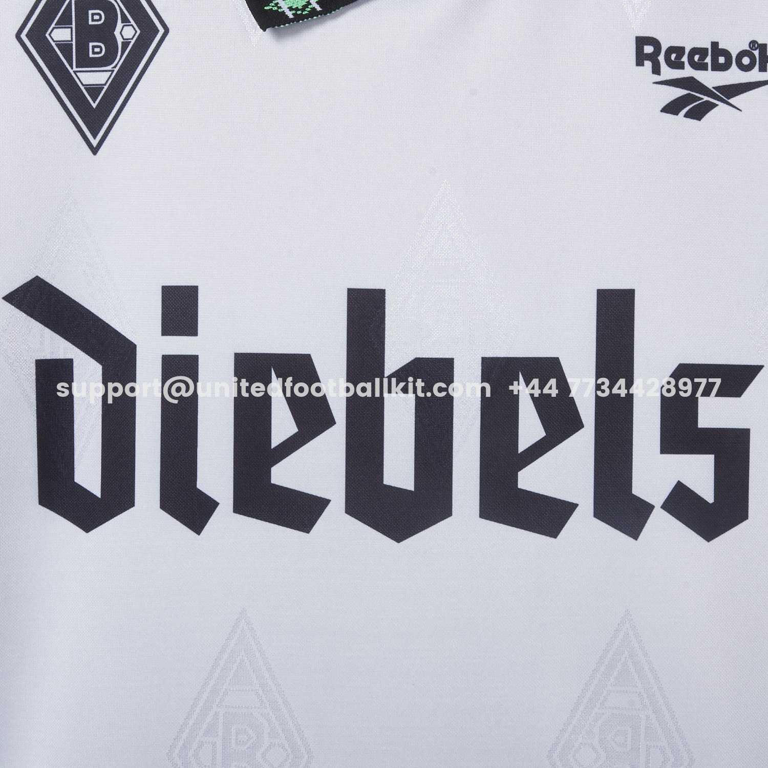 Unitedfootballkit.com | Retro Borussia Mönchengladbach 1995-96 Home Jersey -Customize Name, Number and Patch | Worldwide Shipping