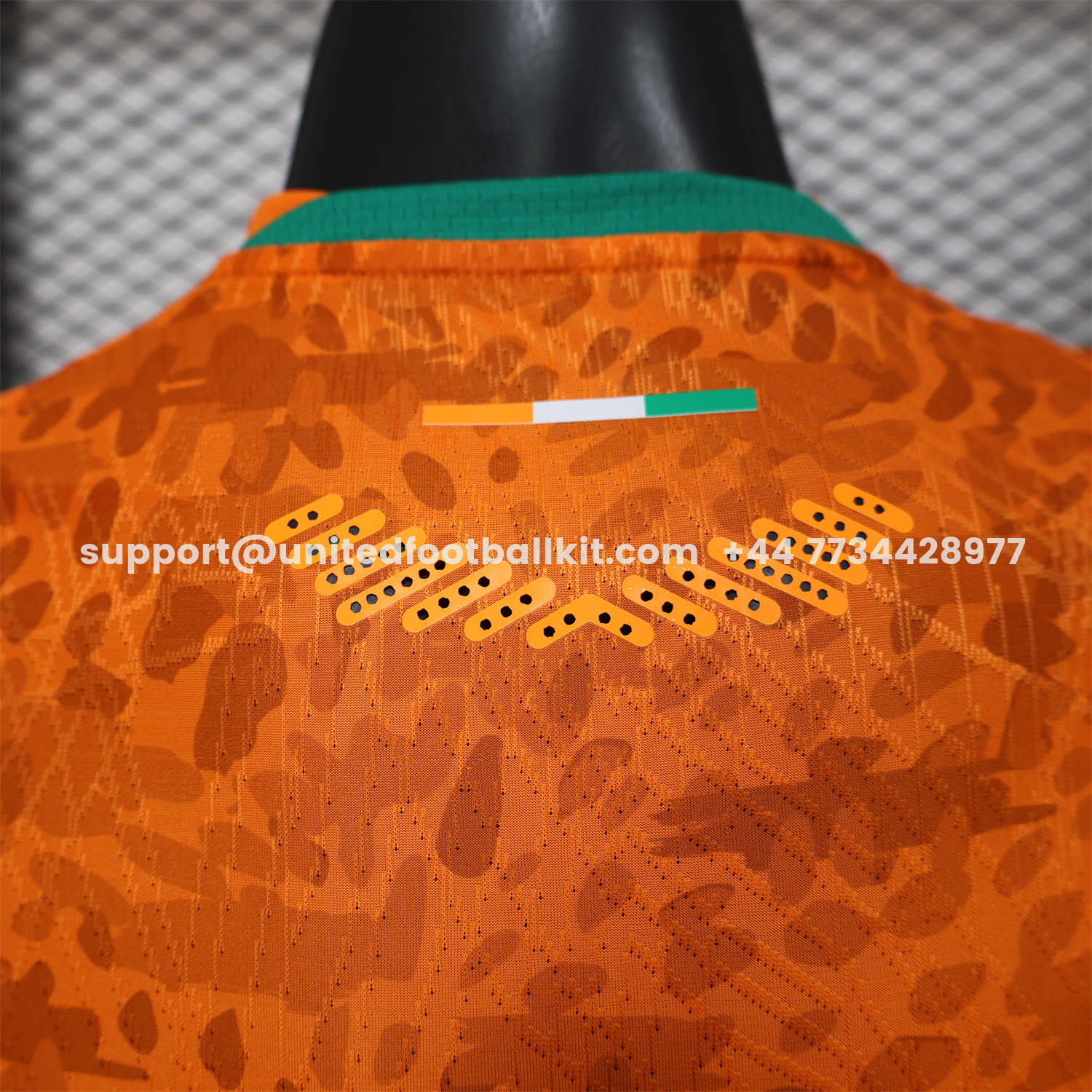 Unitedfootballkit.com | Ivory Coast 2026 Home Orange Jersey - Player Version -Customize Name, Number and Patch | Worldwide Shipping