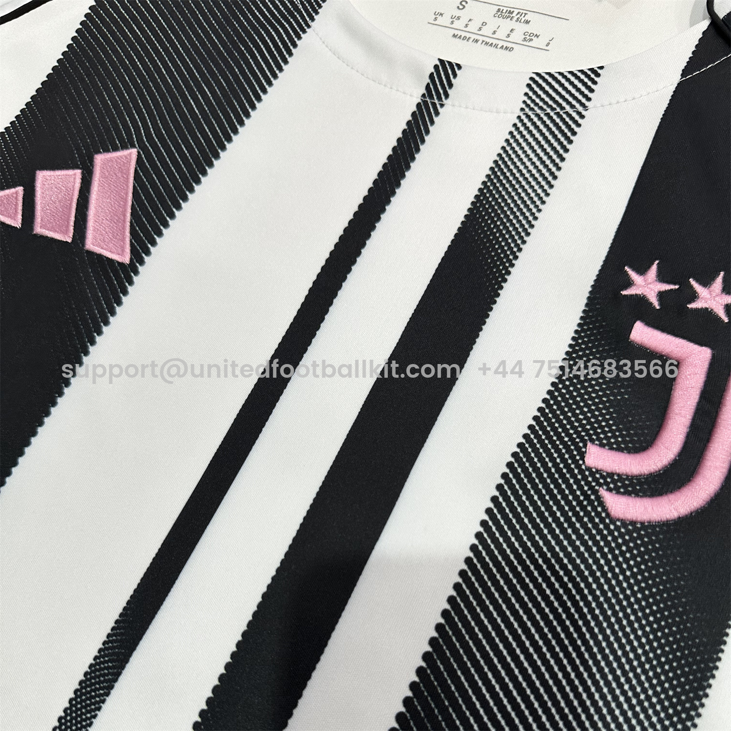 Unitedfootballkit.com | Juventus 25-26 Home Unsponsored Jersey - Fans Version -Customize Name, Number and Patch | Worldwide Shipping