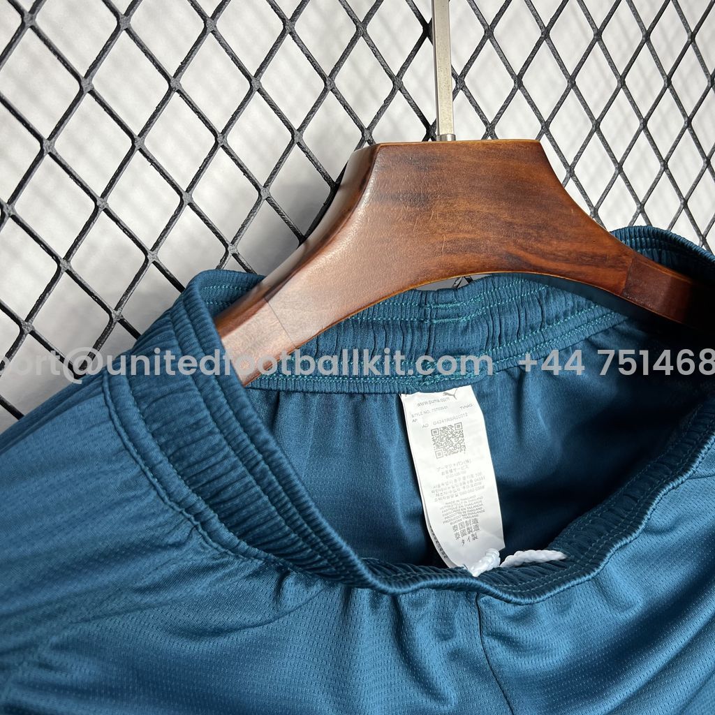 Unitedfootballkit.com | Marseille 24-25 Away Shorts - Fans Version -Customize Name, Number and Patch | Worldwide Shipping