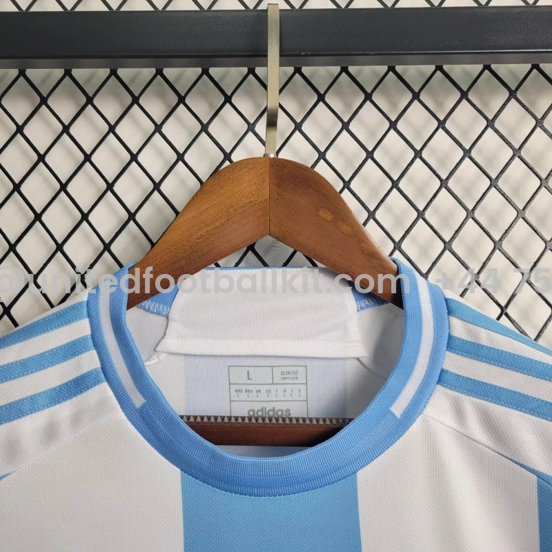 Unitedfootballkit.com | Argentina 2024 Home Stadium Jersey - Fans Version -Customize Name, Number and Patch | Worldwide Shipping