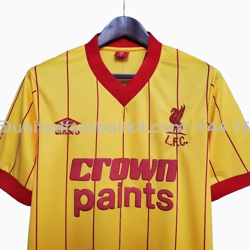 Unitedfootballkit.com | Retro Liver.pool 1982-84 Away Stadium Jersey -Customize Name, Number and Patch | Worldwide Shipping