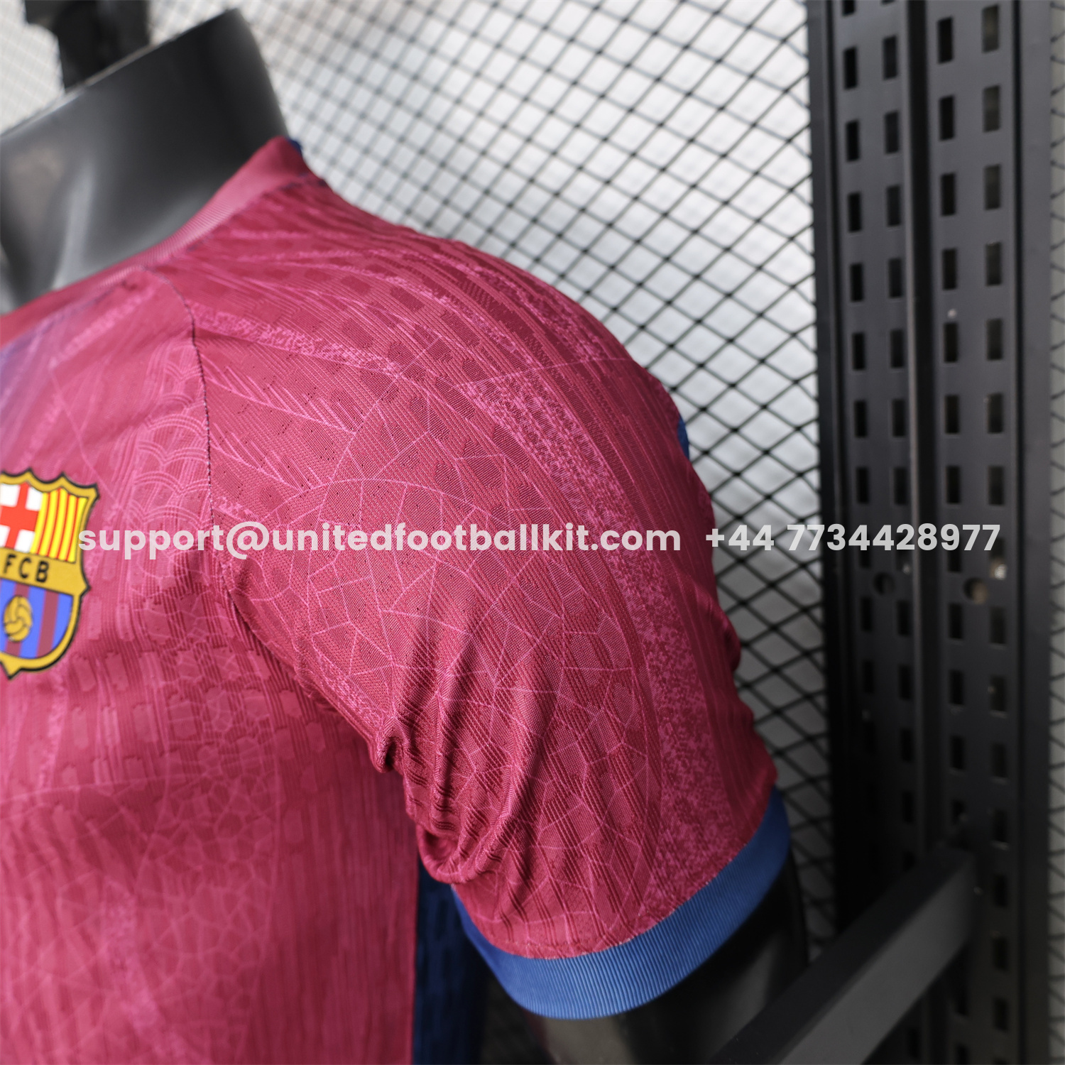 Unitedfootballkit.com | Barcelona 25-26 Red And Blue Gradient Special White Jersey - Player Version -Customize Name, Number and Patch | Worldwide Shipping