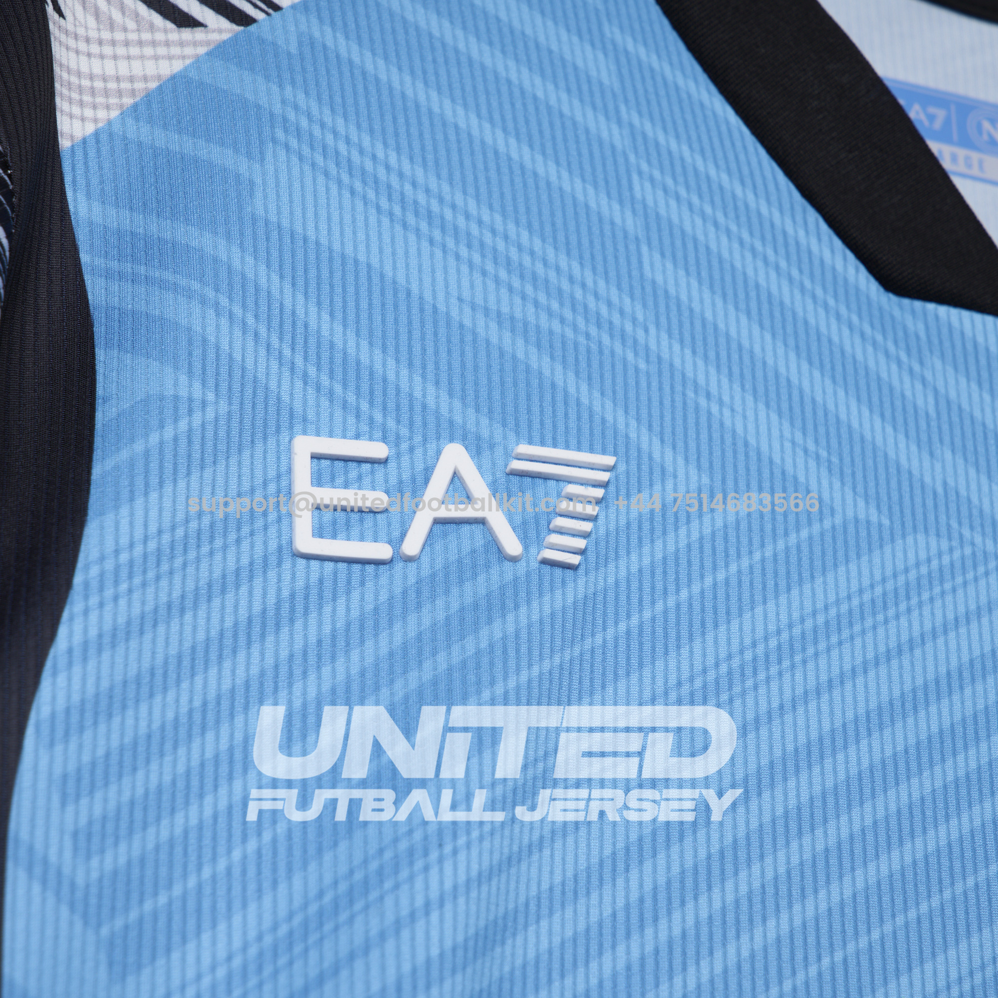 Unitedfootballkit.com | Napoli 24-25 Pre-Match Training Jersey - Fans Version -Customize Name, Number and Patch | Worldwide Shipping