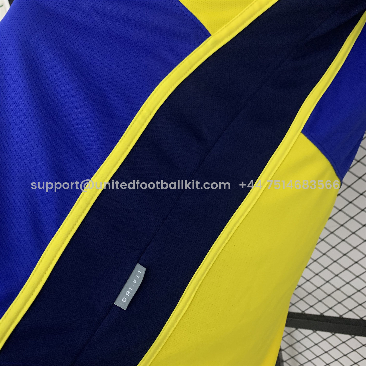 Unitedfootballkit.com | Retro Boca Juniors 2002-03 Home Jersey -Customize Name, Number and Patch | Worldwide Shipping