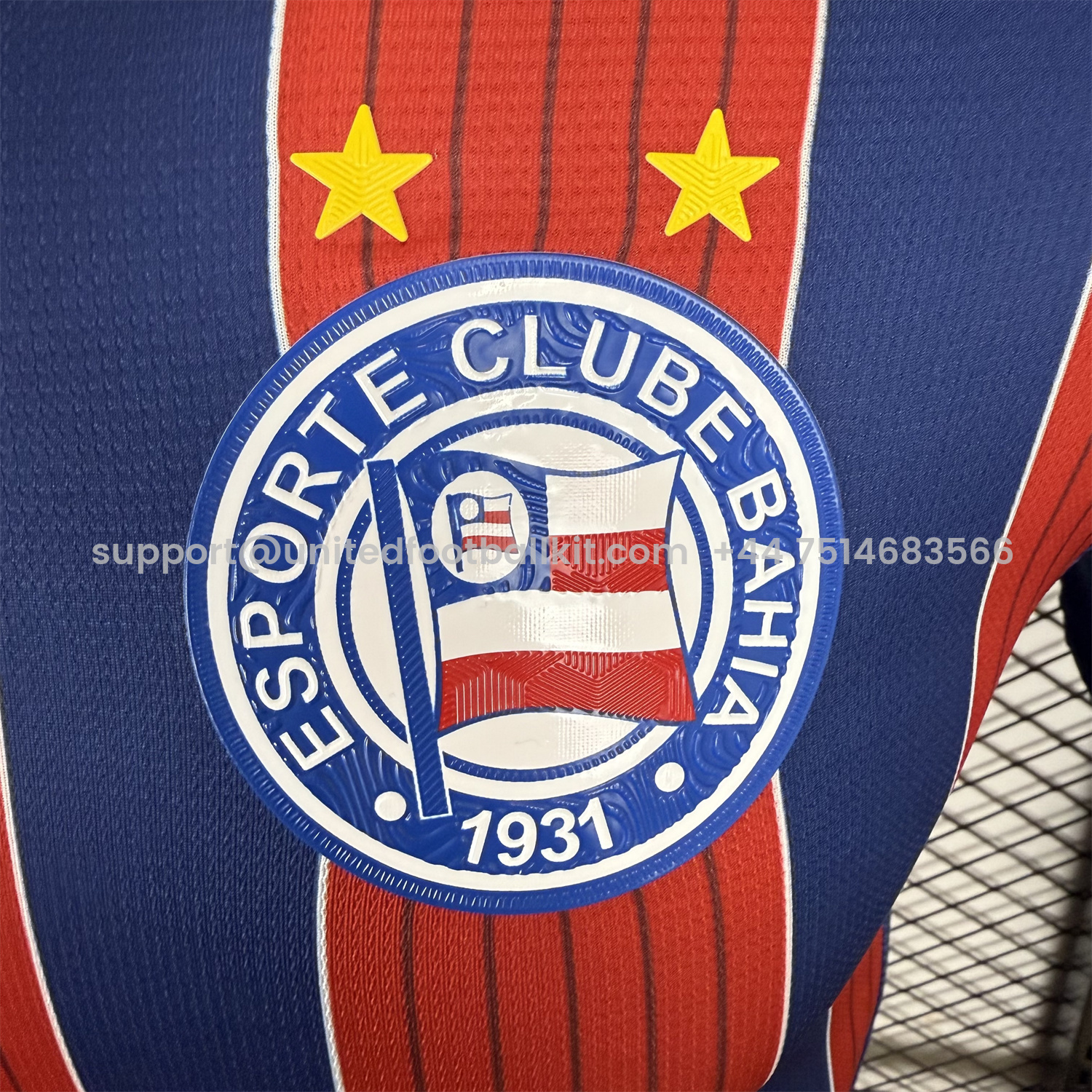 Unitedfootballkit.com | Bahia 25-26 Away Unsponsored Jersey - Player Version -Customize Name, Number and Patch | Worldwide Shipping