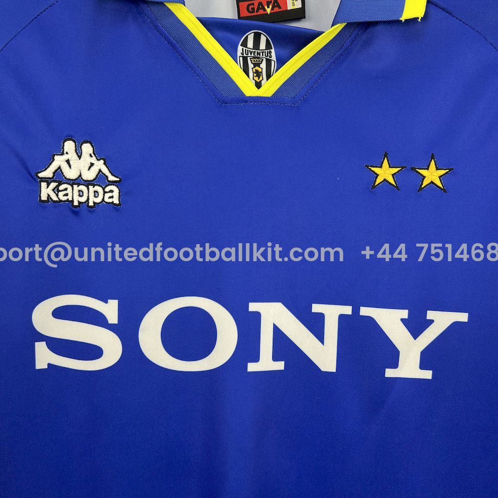 Unitedfootballkit.com | Retro Juventus 1996-97 Away Jersey -Customize Name, Number and Patch | Worldwide Shipping