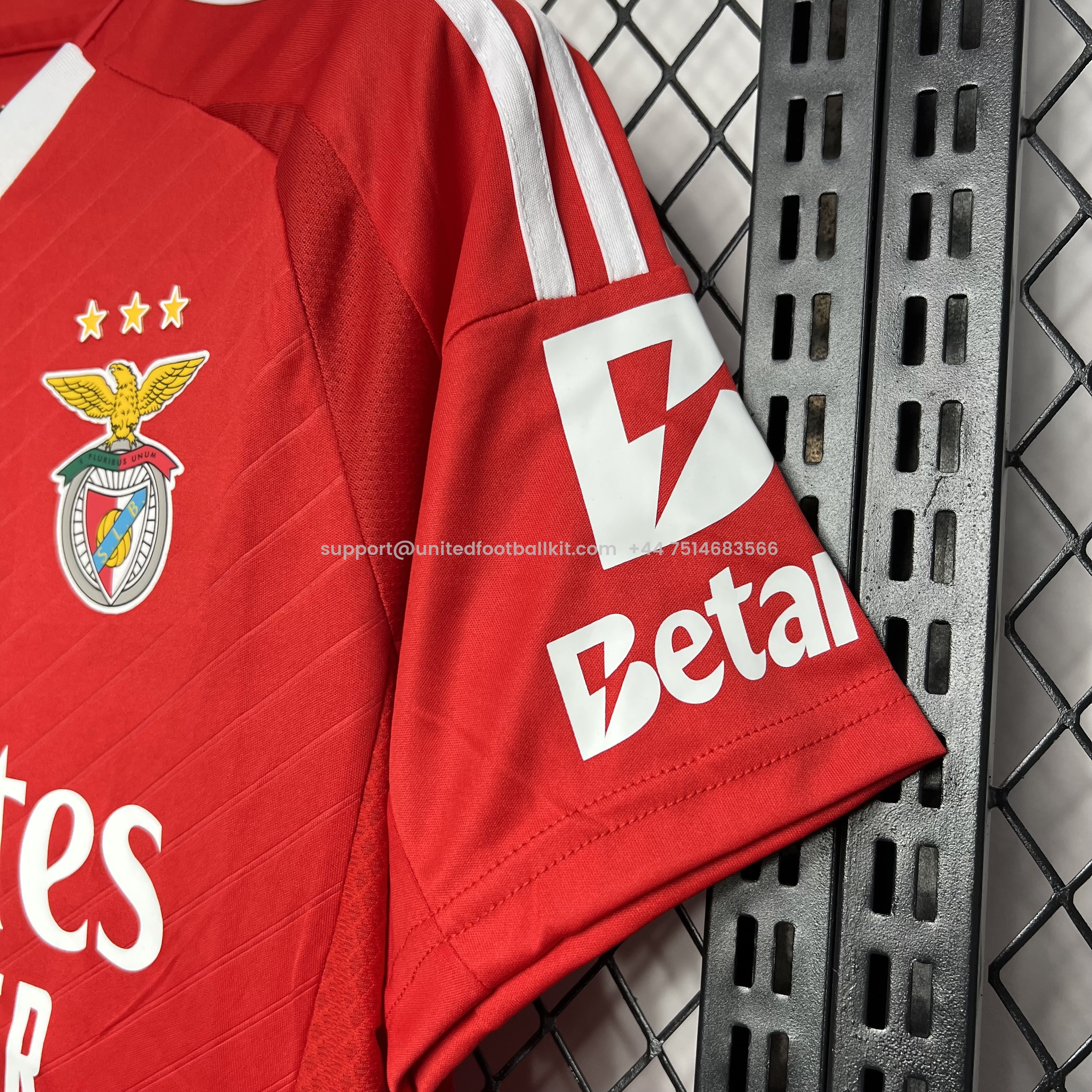 Unitedfootballkit.com | Benfica 24-25 Home Stadium Jersey - Fans Version -Customize Name, Number and Patch | Worldwide Shipping