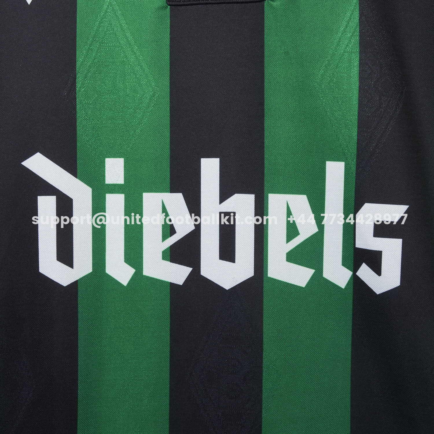 Unitedfootballkit.com | Retro Borussia Mönchengladbach 1995-96 Away Jersey -Customize Name, Number and Patch | Worldwide Shipping
