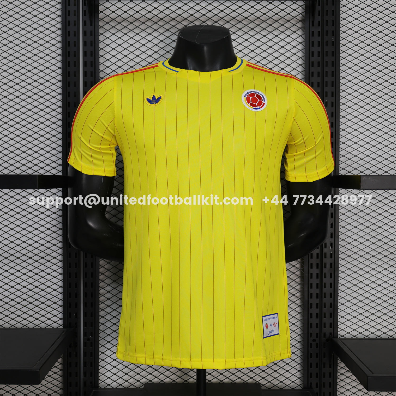 Unitedfootballkit.com | Colombia 2026 Terrace Icon Retro Casual Style Yellow Jersey - Player Version -Customize Name, Number and Patch | Worldwide Shipping