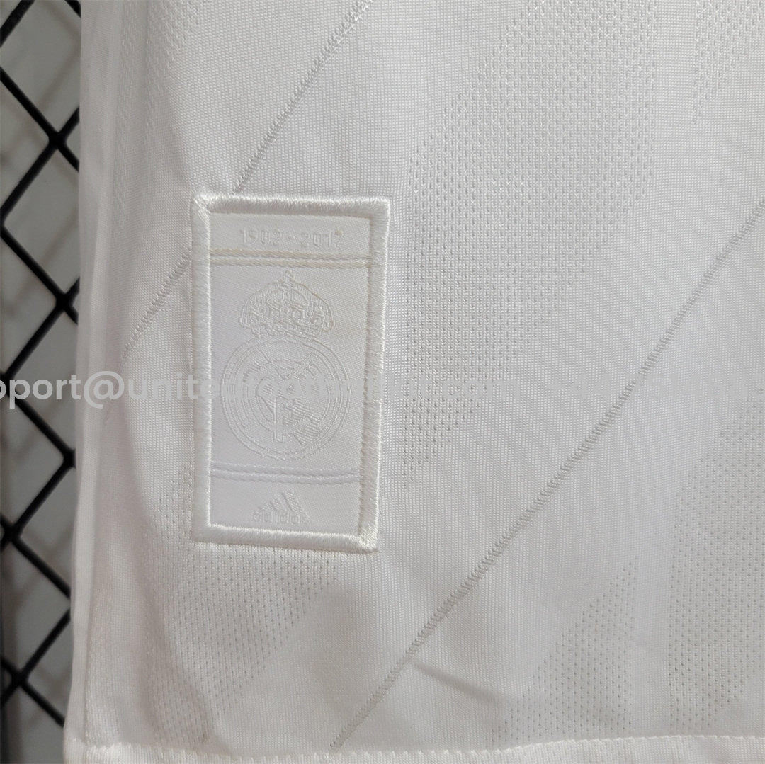 Unitedfootballkit.com | Retro Real Madrid 17-18 Home Jersey - with Champions League Final Final -Customize Name, Number and Patch | Worldwide Shipping