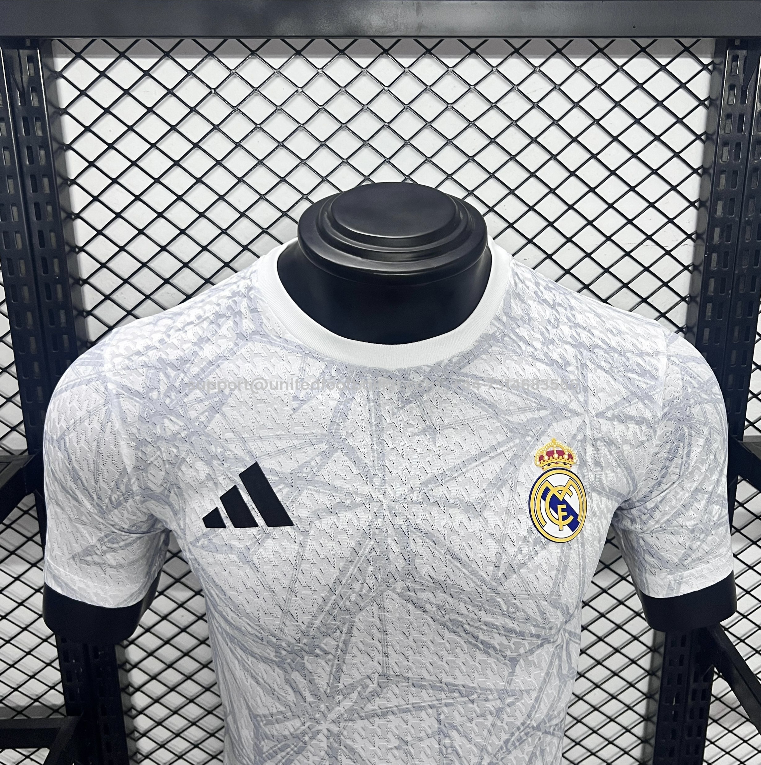 Unitedfootballkit.com | Real Madrid 24-25 Pre-Match Jersey - Player Version -Customize Name, Number and Patch | Worldwide Shipping