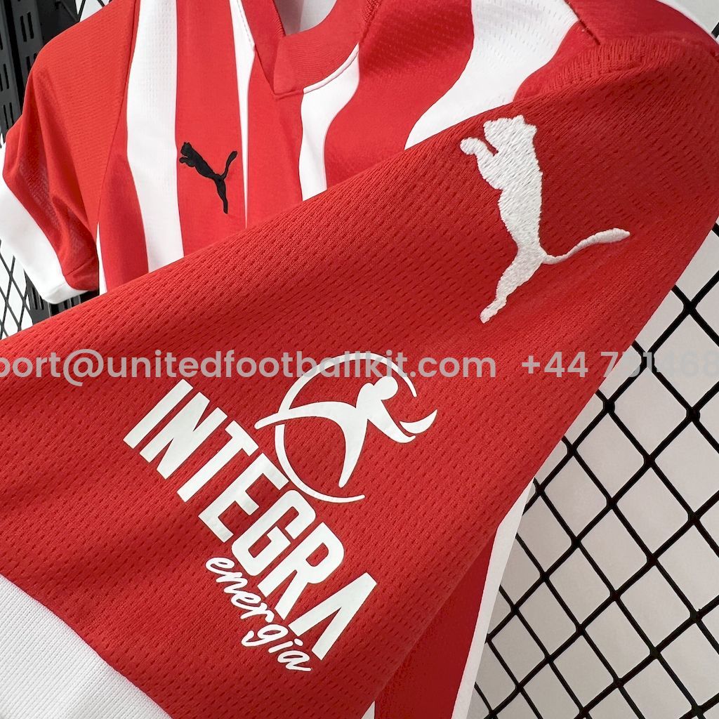 Unitedfootballkit.com | Sporting de Gijon 24-25 Home Kids Kit -Customize Name, Number and Patch | Worldwide Shipping