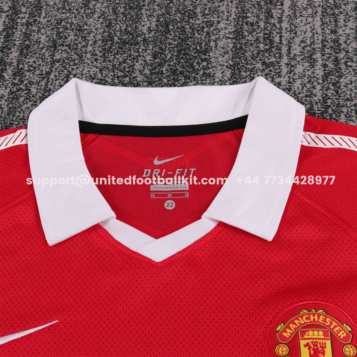 Unitedfootballkit.com | Retro Manchester United 2010-11 Home Kids Kit -Customize Name, Number and Patch | Worldwide Shipping