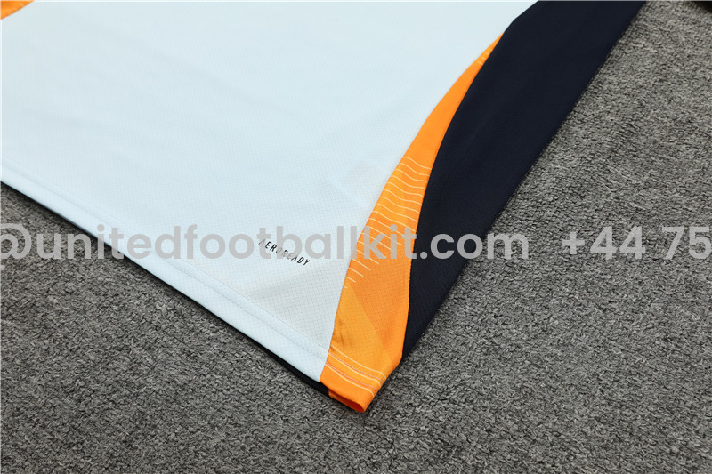 Unitedfootballkit.com | Real Madrid 24-25 Short-Sleeve Training Set - Light Blue -Customize Name, Number and Patch | Worldwide Shipping