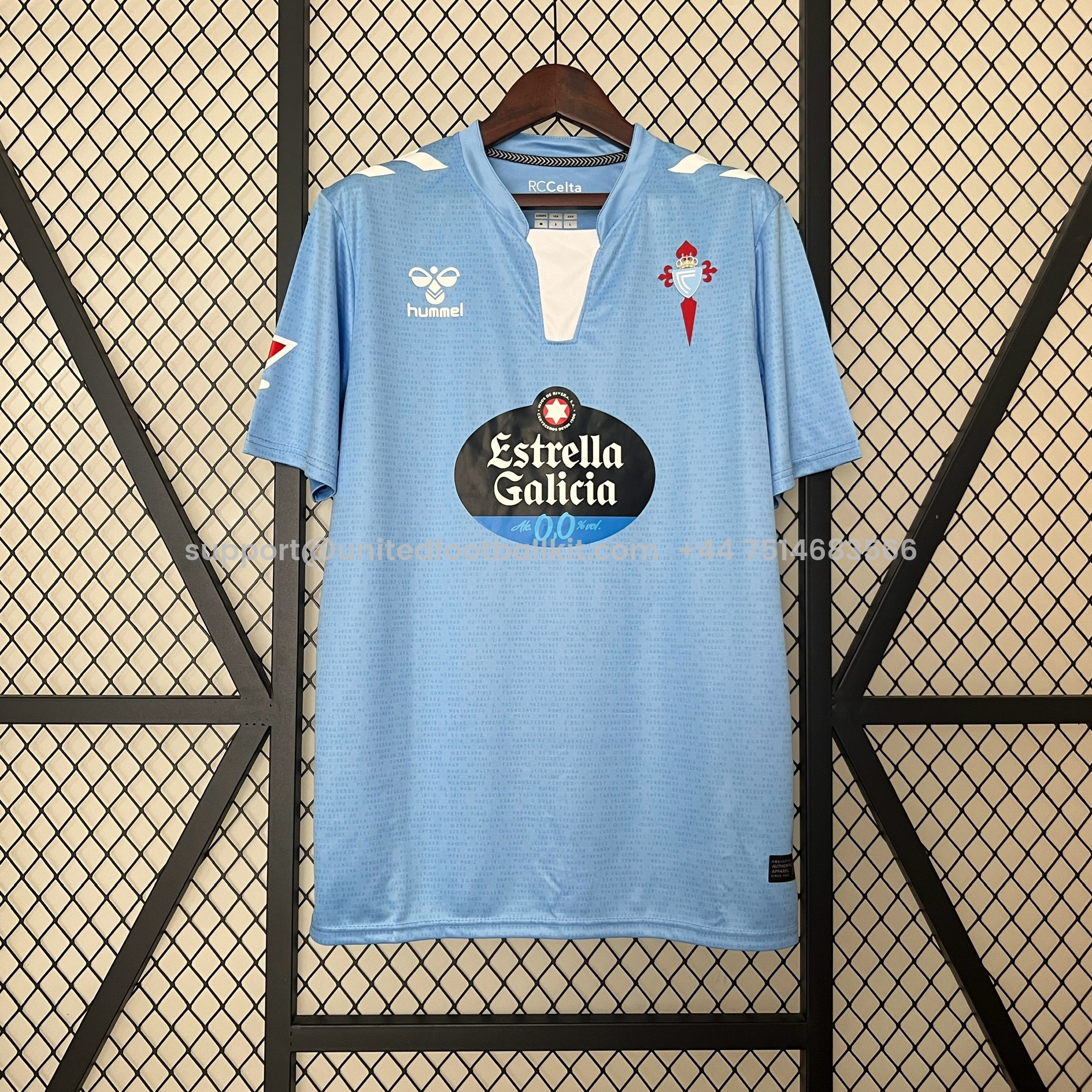 Unitedfootballkit.com | Celta Vigo 24-25 Home Stadium Jersey - Fans Version -Customize Name, Number and Patch | Worldwide Shipping