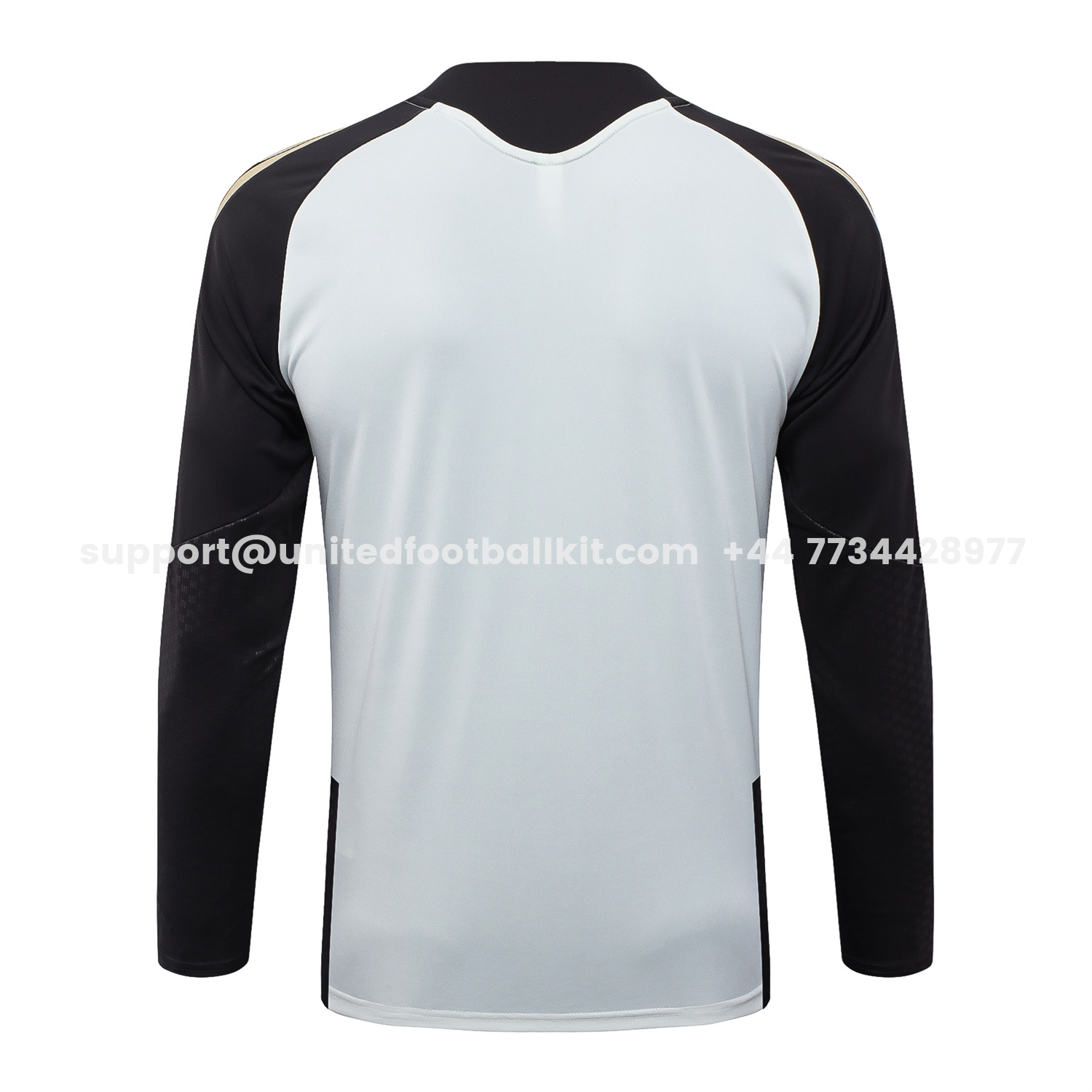 Unitedfootballkit.com | Flamengo 2026 Long Sleeve Training Set - White Top & Black Pants -Customize Name, Number and Patch | Worldwide Shipping