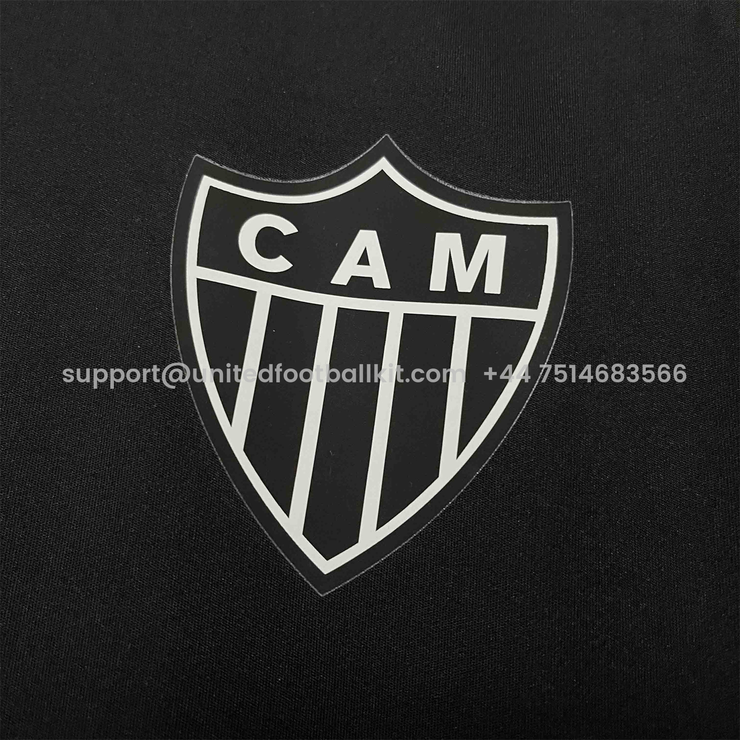 Unitedfootballkit.com | Atletico Mineiro 25-26 Black Pre-Match Training Unsponsored Jersey - Fans Version -Customize Name, Number and Patch | Worldwide Shipping