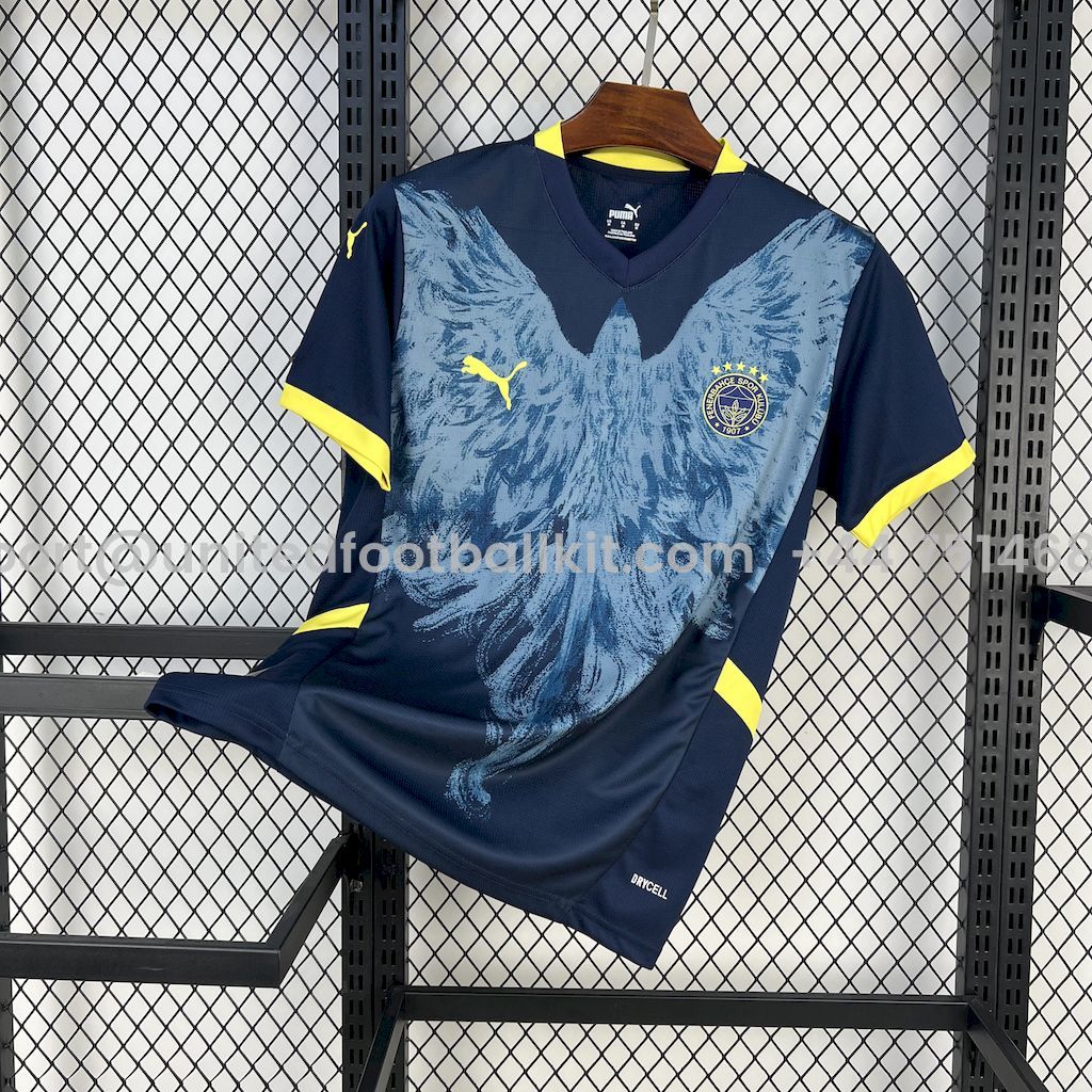 Unitedfootballkit.com | Fenerbahce 24-25 Fourth Jersey - Fans Version -Customize Name, Number and Patch | Worldwide Shipping
