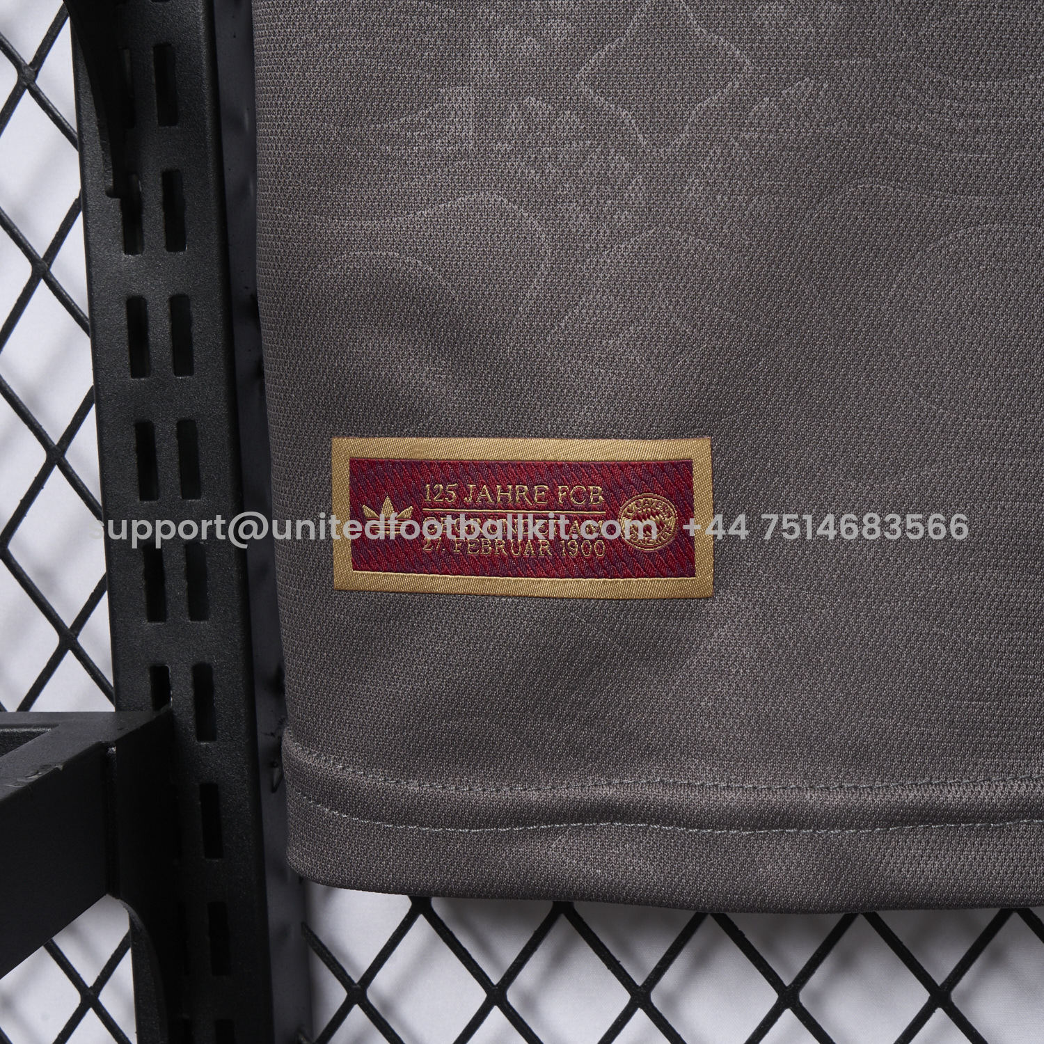 Unitedfootballkit.com | Bayern Munich 2025 Grey 125th Anniversary Jersey - Fans Version -Customize Name, Number and Patch | Worldwide Shipping