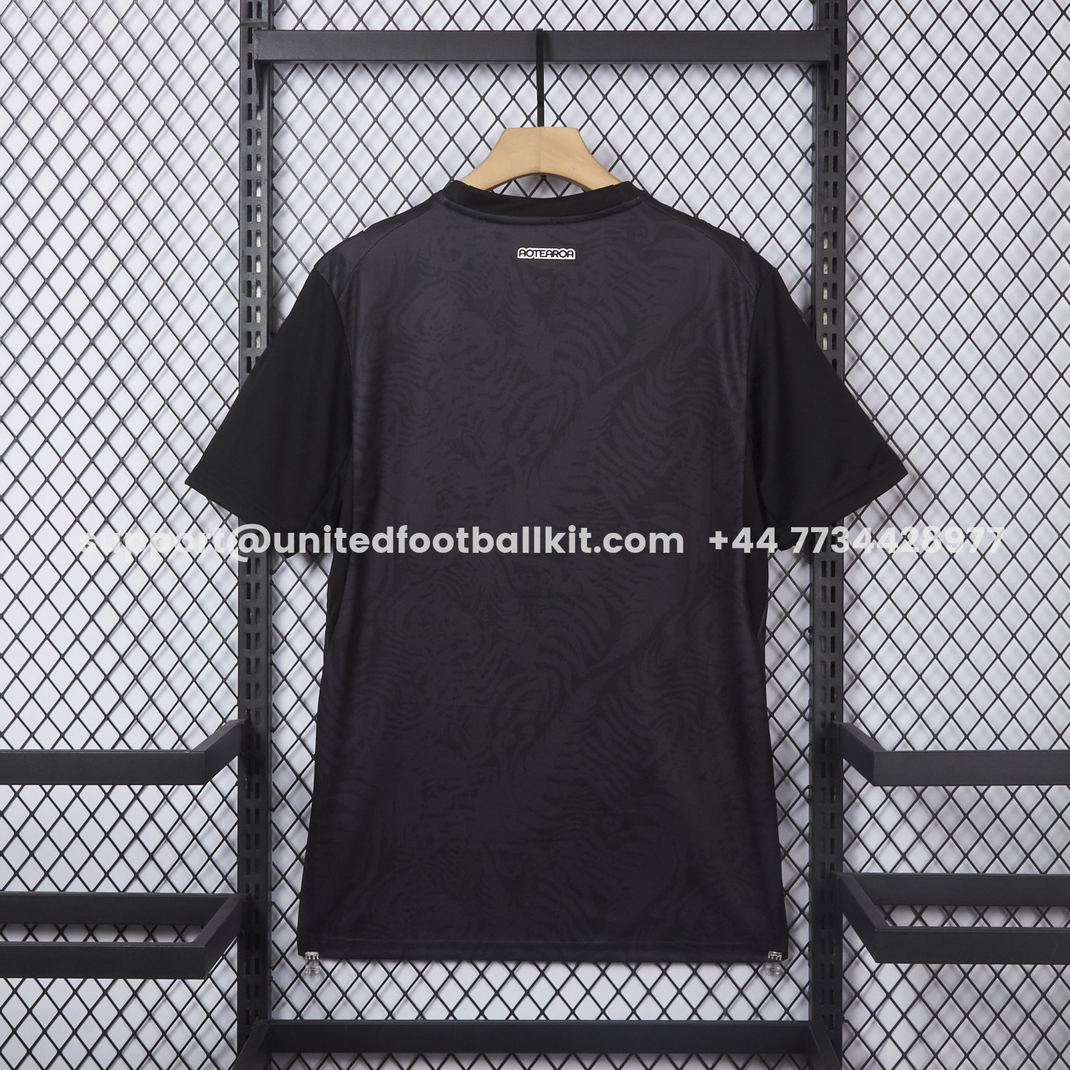 Unitedfootballkit.com | New Zealand 2026 Away Black Jersey - Fans Version -Customize Name, Number and Patch | Worldwide Shipping