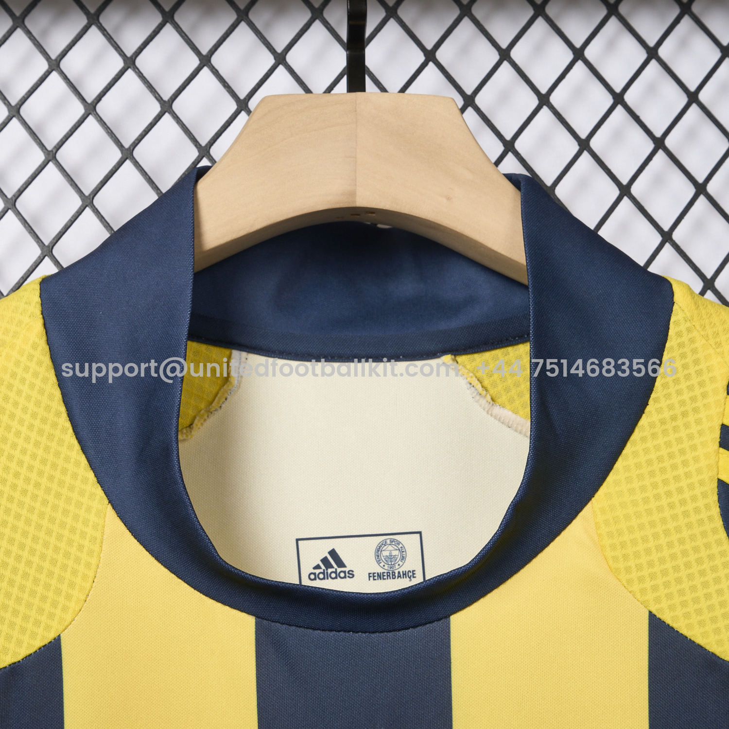 Unitedfootballkit.com | Retro Fenerbahce 2008-09 Home Jersey -Customize Name, Number and Patch | Worldwide Shipping