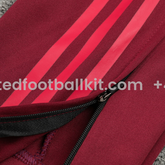 Unitedfootballkit.com | Bayern Munich 24-25 Kids Long Sleeve Training Set - Deep Red -Customize Name, Number and Patch | Worldwide Shipping