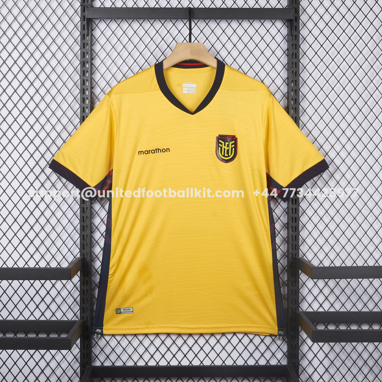 Unitedfootballkit.com | Ecuador 2026 Home Yellow Jersey - Fans Version -Customize Name, Number and Patch | Worldwide Shipping