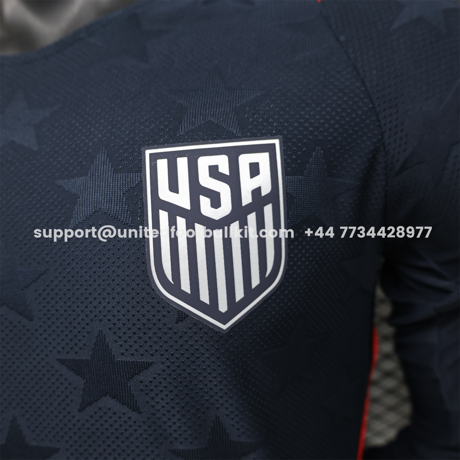Unitedfootballkit.com | United States USA 2026 Away Long Sleeves Jersey - Player Version -Customize Name, Number and Patch | Worldwide Shipping