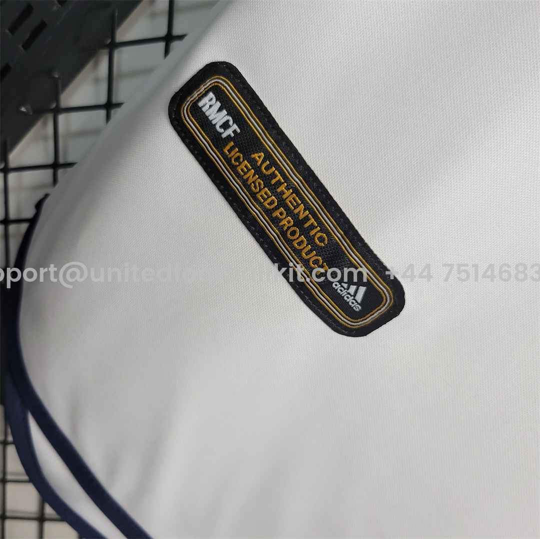 Unitedfootballkit.com | Retro Real Madrid 00-01 Home Stadium Jersey -Customize Name, Number and Patch | Worldwide Shipping