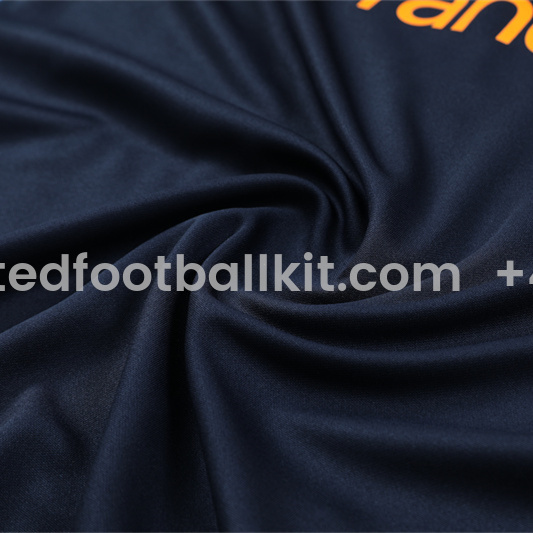 Unitedfootballkit.com | Marseille 24-25 Kids Long Sleeve Training Set - Royal Blue -Customize Name, Number and Patch | Worldwide Shipping