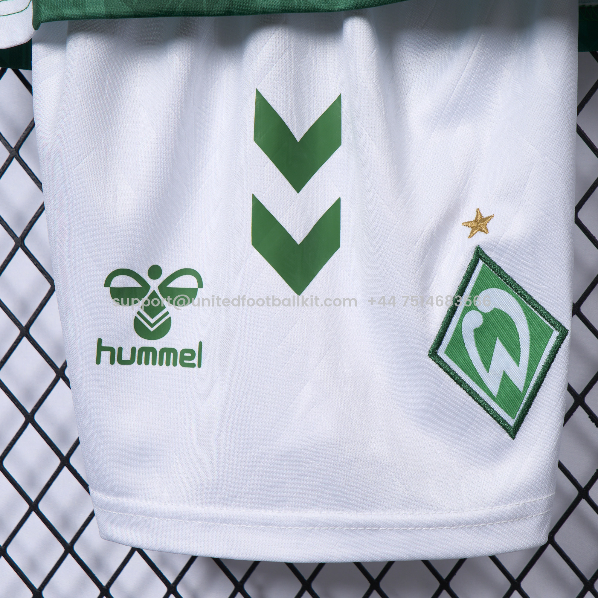 Unitedfootballkit.com | Werder Bremen 24-25 Home Stadium Kids Kit -Customize Name, Number and Patch | Worldwide Shipping