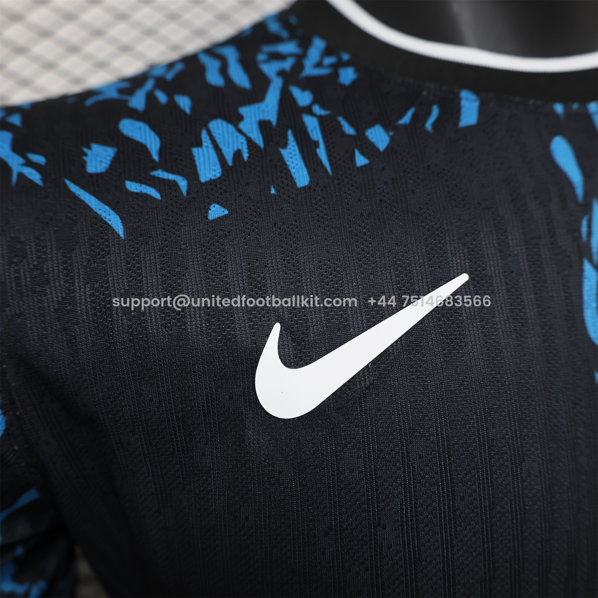 Unitedfootballkit.com | Barcelona 24-25 Balck and Blue Lion Special Edition Jersey - Player Version -Customize Name, Number and Patch | Worldwide Shipping