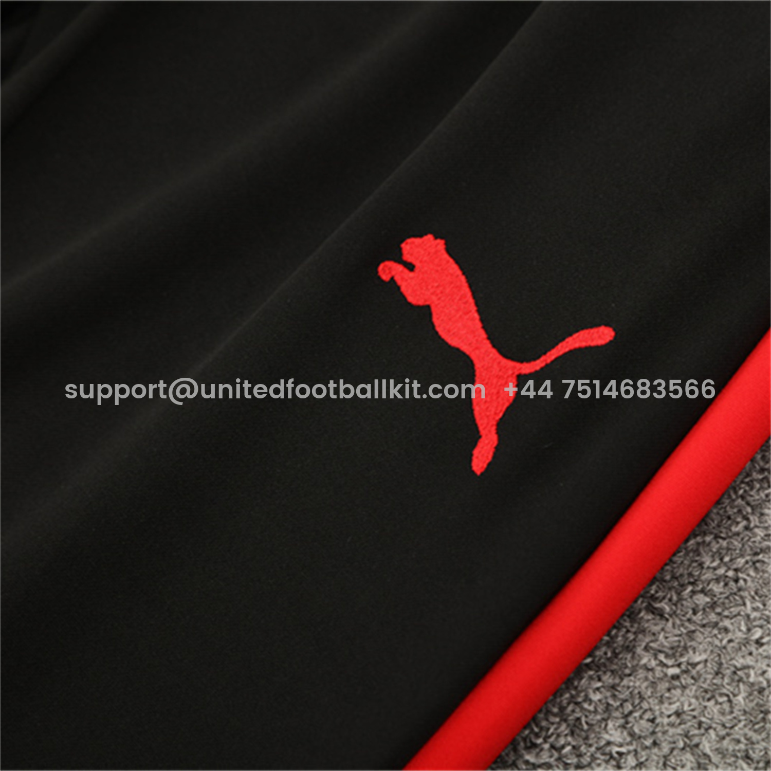 Unitedfootballkit.com | Portugal 25-26 Long Sleeve Training Set - Black Top & Black Pants -Customize Name, Number and Patch | Worldwide Shipping