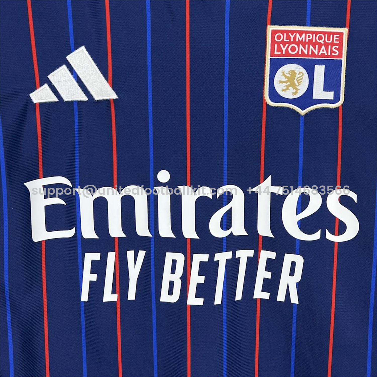Unitedfootballkit.com | Lyon 25-26 Away Jersey - Fans Version -Customize Name, Number and Patch | Worldwide Shipping
